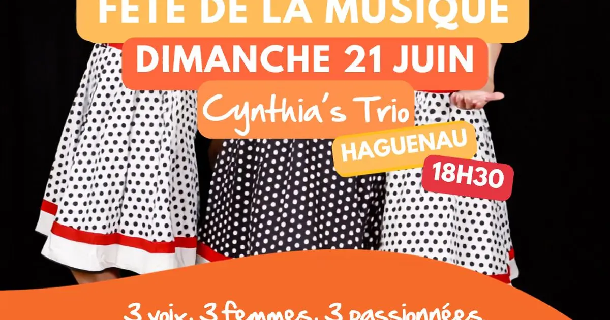 Cynthia’s TRIO – Fête de la Musique