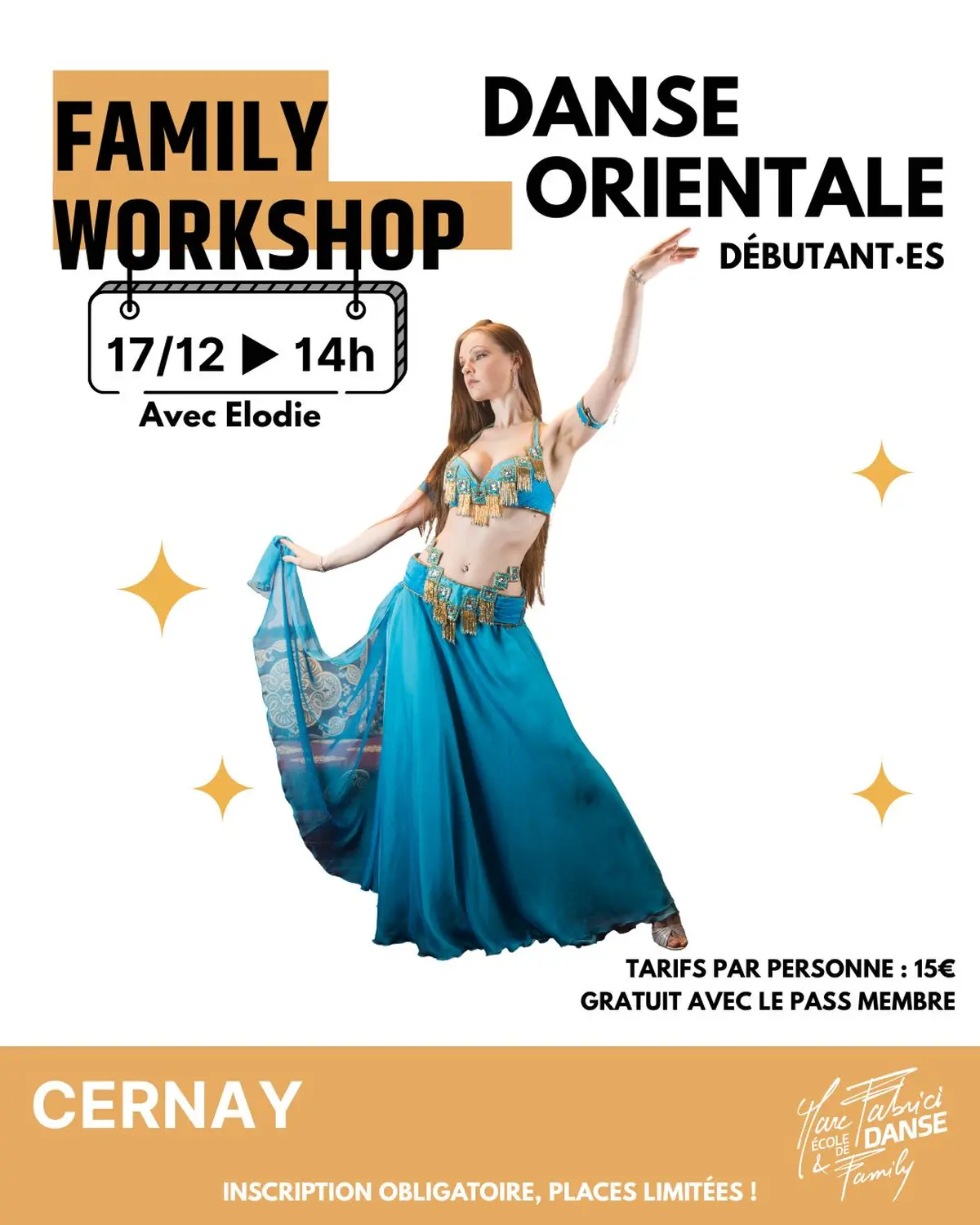 Stage Danse Orientale, niveau débutant à Cernay