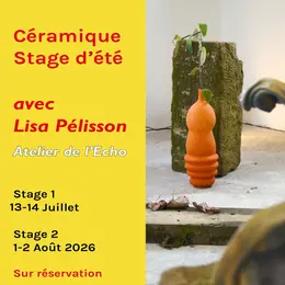 Céramique - Stage d'été avec Lisa Pélisson - 13-14 juillet 2026