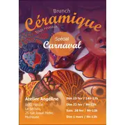 Atelier céramique et brunch... CARNAVAL