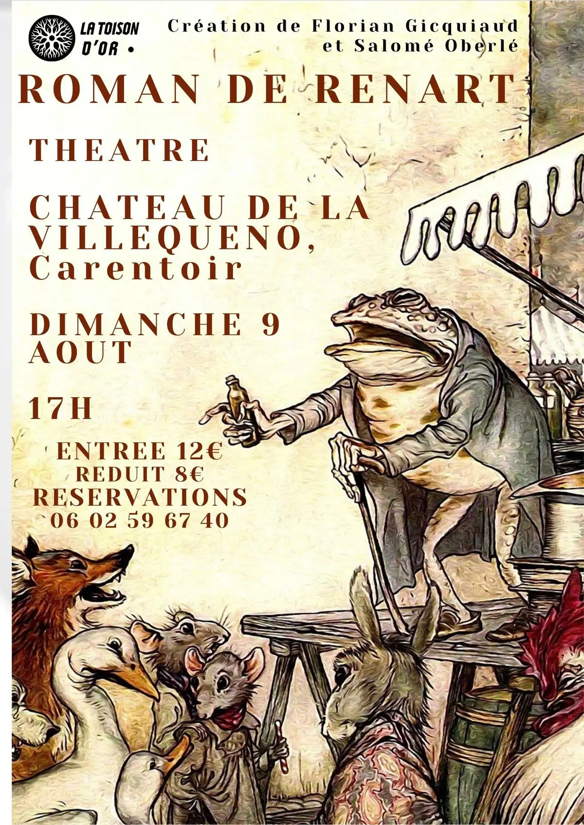 Roman de Renart, spectacle solo