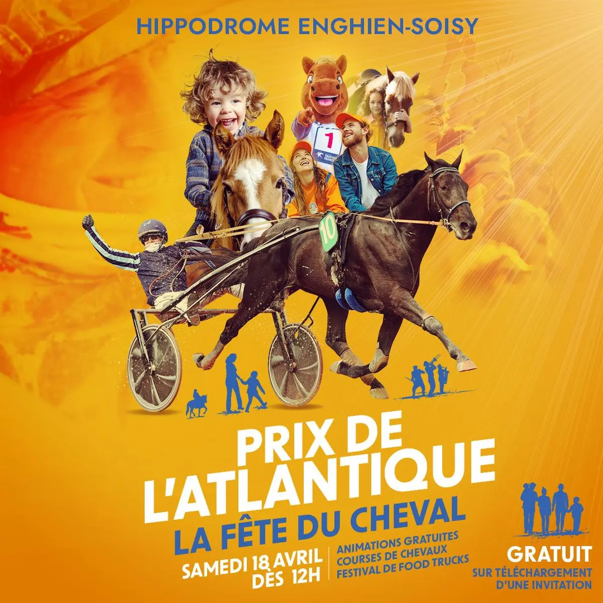 Ambiance festive à la Fête du Cheval et au Prix de l’Atlantique !