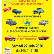 Expo rétro de voitures anciennes
