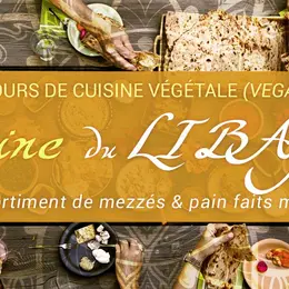 Cours de cuisine vegan Cuisine du Liban 1 – Pain & Mezzés