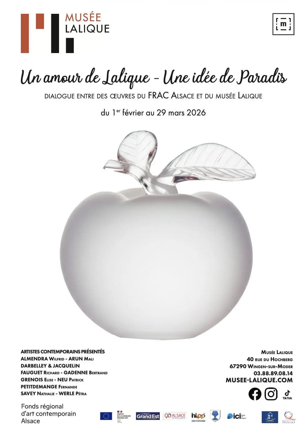 Un amour de Lalique - une idée de Paradis - FRAC Alsace & Musée Lalique