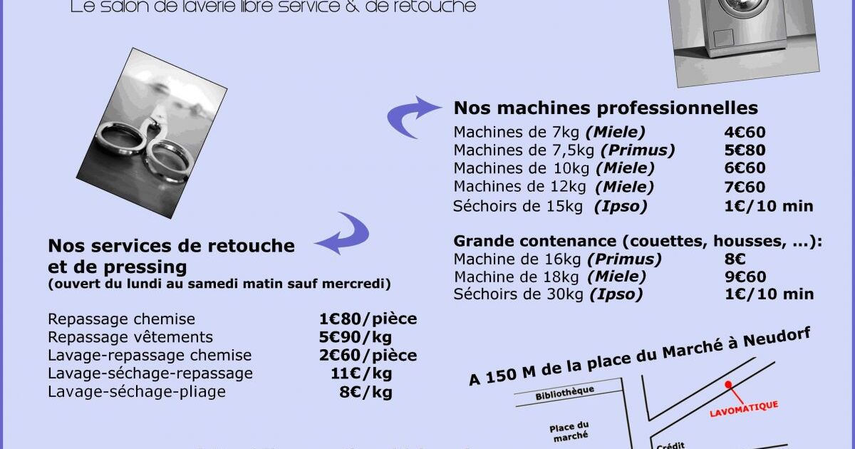 Lavomatique du Neudorf Strasbourg Laverie et pressing