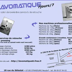 Lavomatique du Neudorf Strasbourg