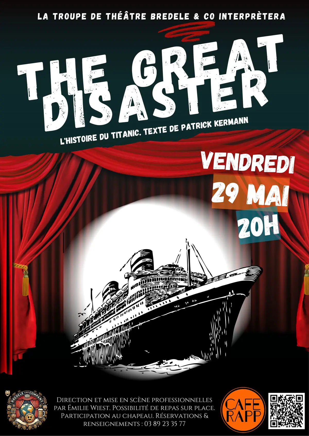 The Great Disaster au café Rapp
