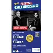 Festival Culturissimo - Lecture musicale de Clotilde Courau x Lionel Suarez