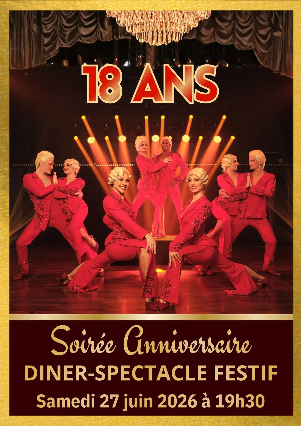 La grande soirée anniversaire du cabaret, les 18 ans