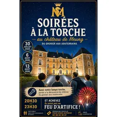 Nuits d'été : visite à la torche et feu d'artifice !