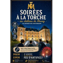 Nuits d'été : visite à la torche et feu d'artifice !