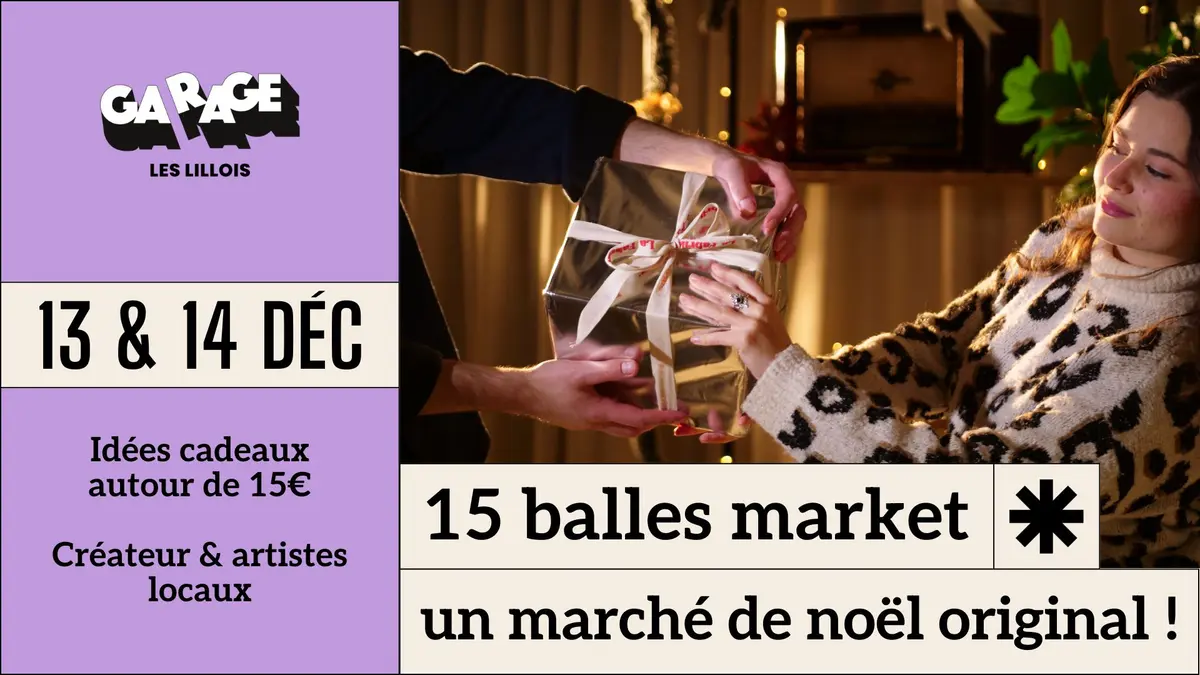 15 balles market : le marché de Noël le moins cher de Lille