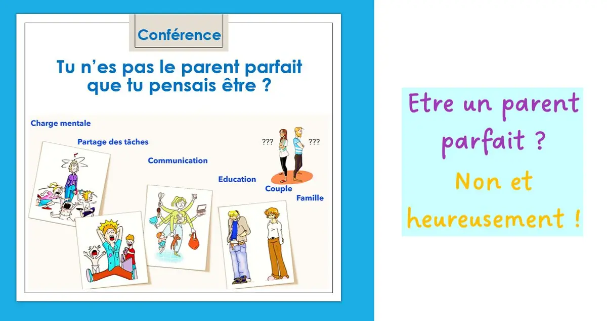 Conférence : Tu n'es pas le parent que tu pensais être? Et c'est bien normal ! 