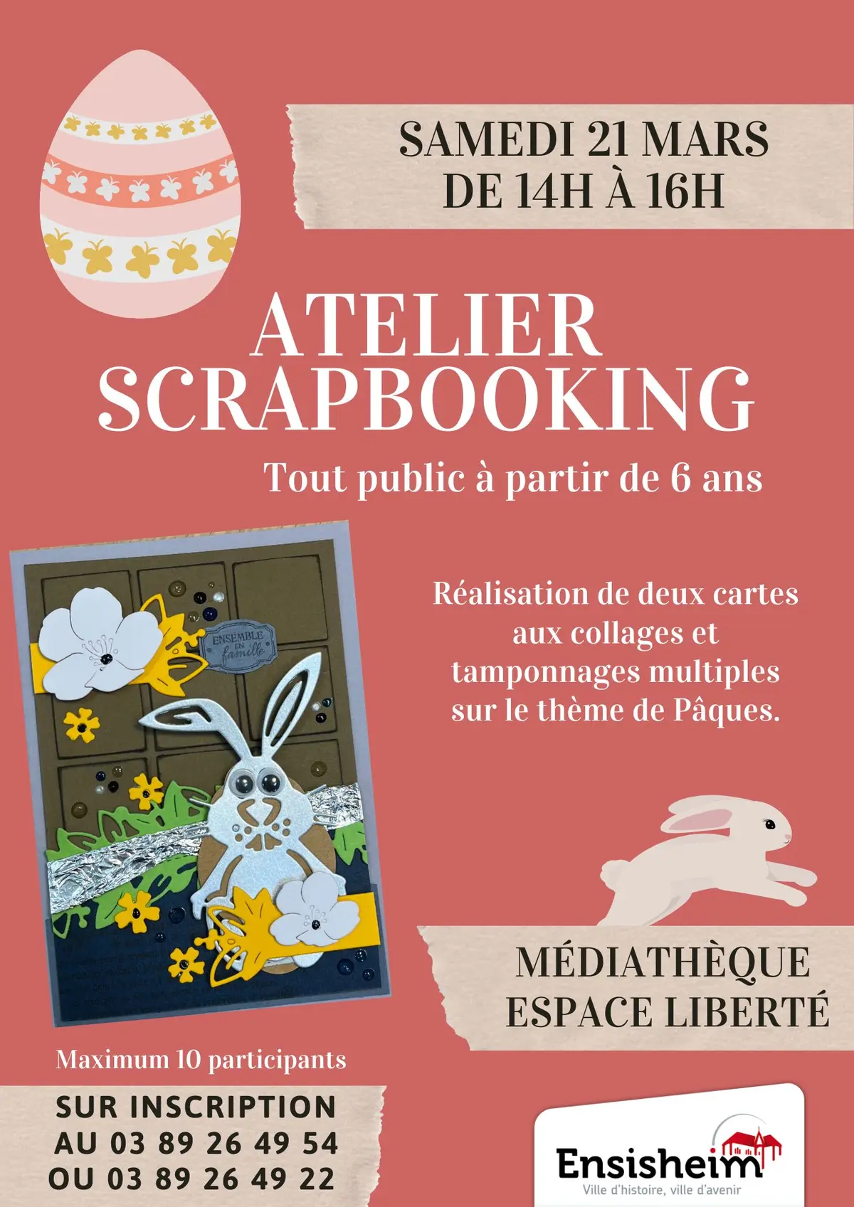 Atelier Scrapbooking spécial Pâques