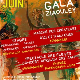 Gala des Elèves / Marché Créateurs / Concert ORy jah Zion /Stages