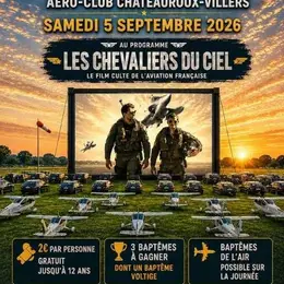 Séance de cinéma en plein air