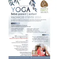 Séances yoga bébé-parent et enfant au Domaine du Hirtz &copy; Domaine du HIRTZ