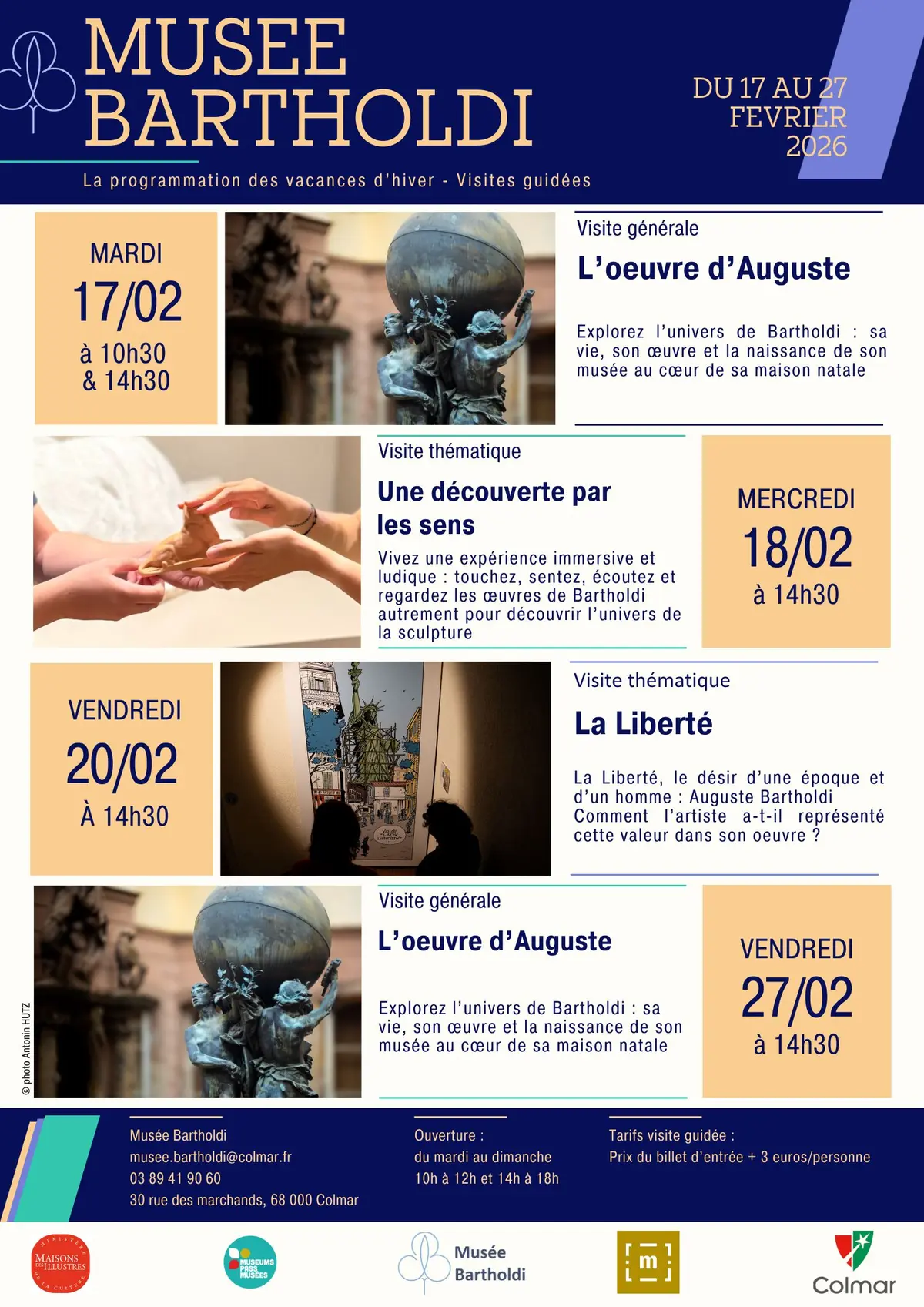 Programmation des vacances d'hiver 