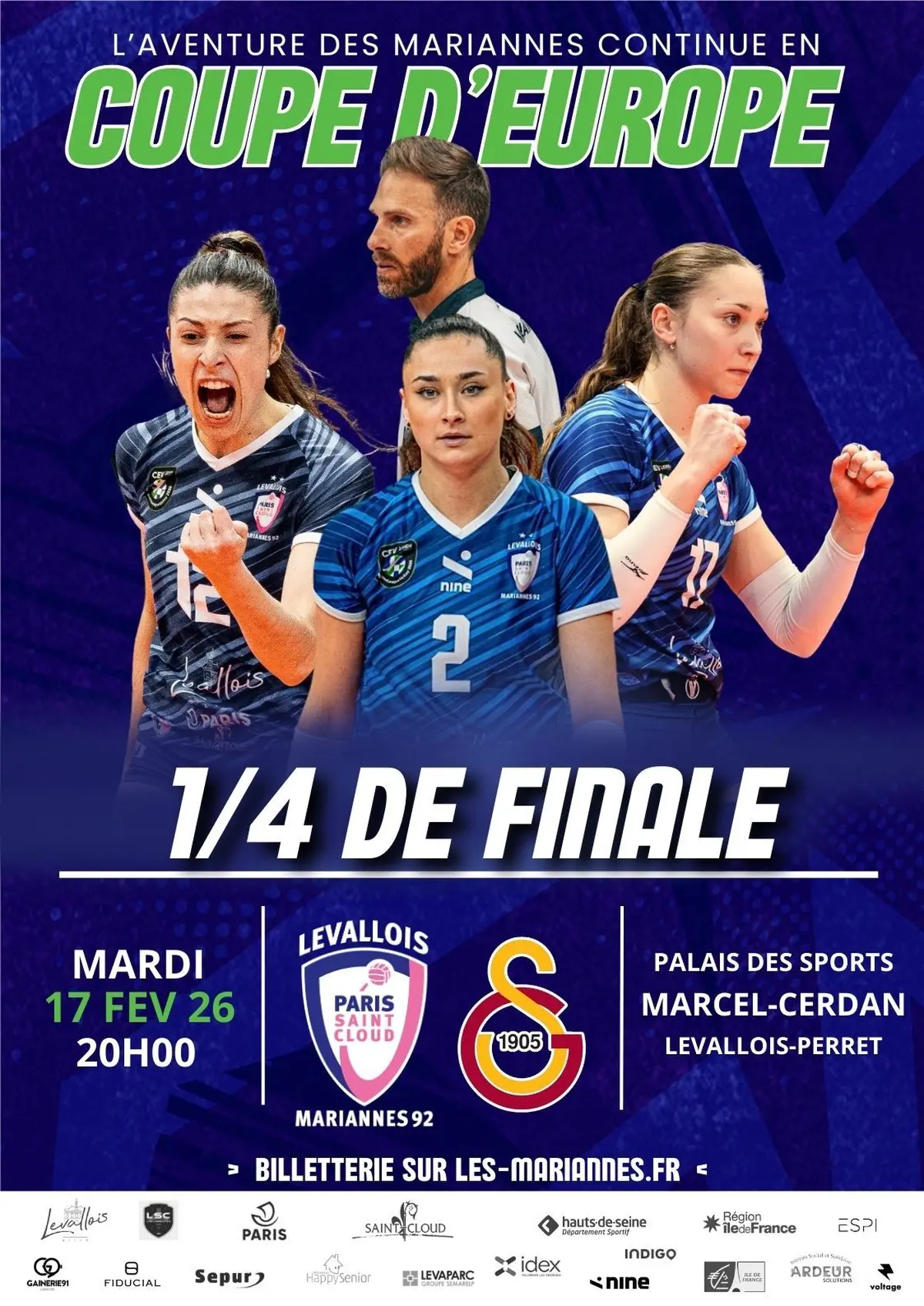 Volley : Mariannes 92 vs Galatasaray