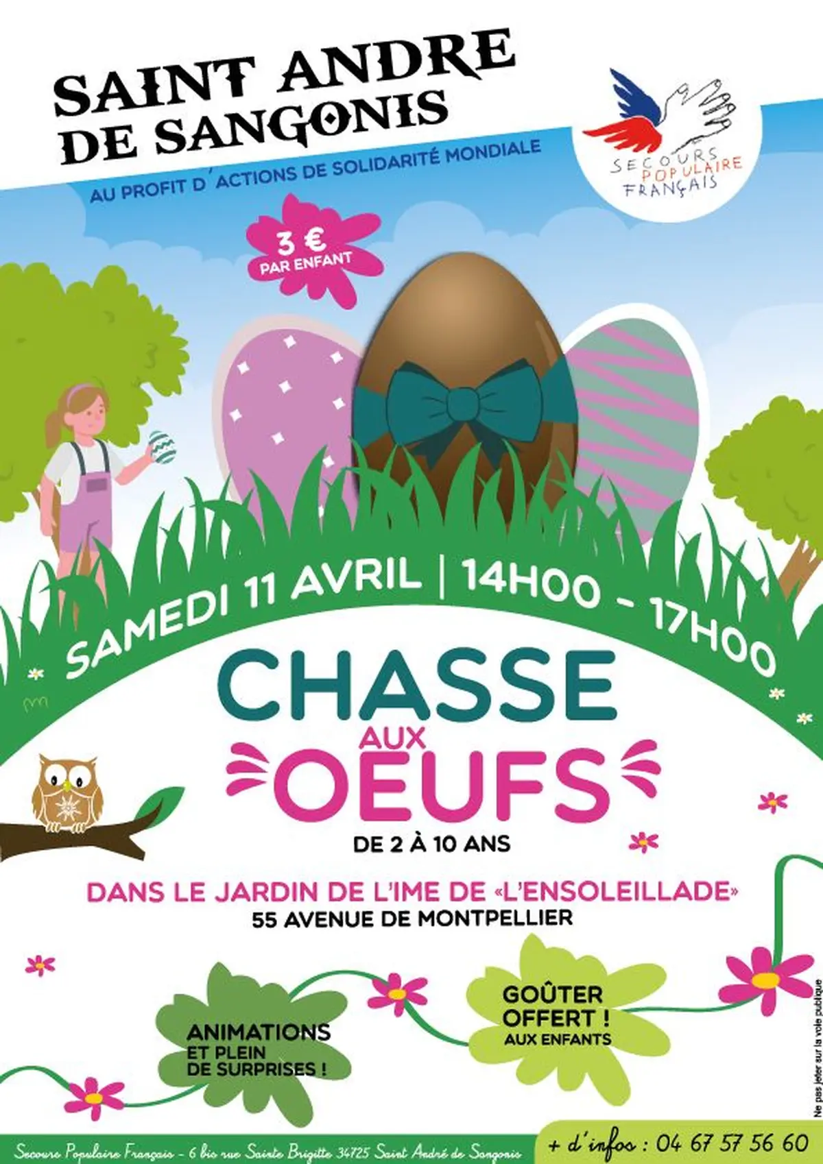 Chasse aux oeufs solidaire