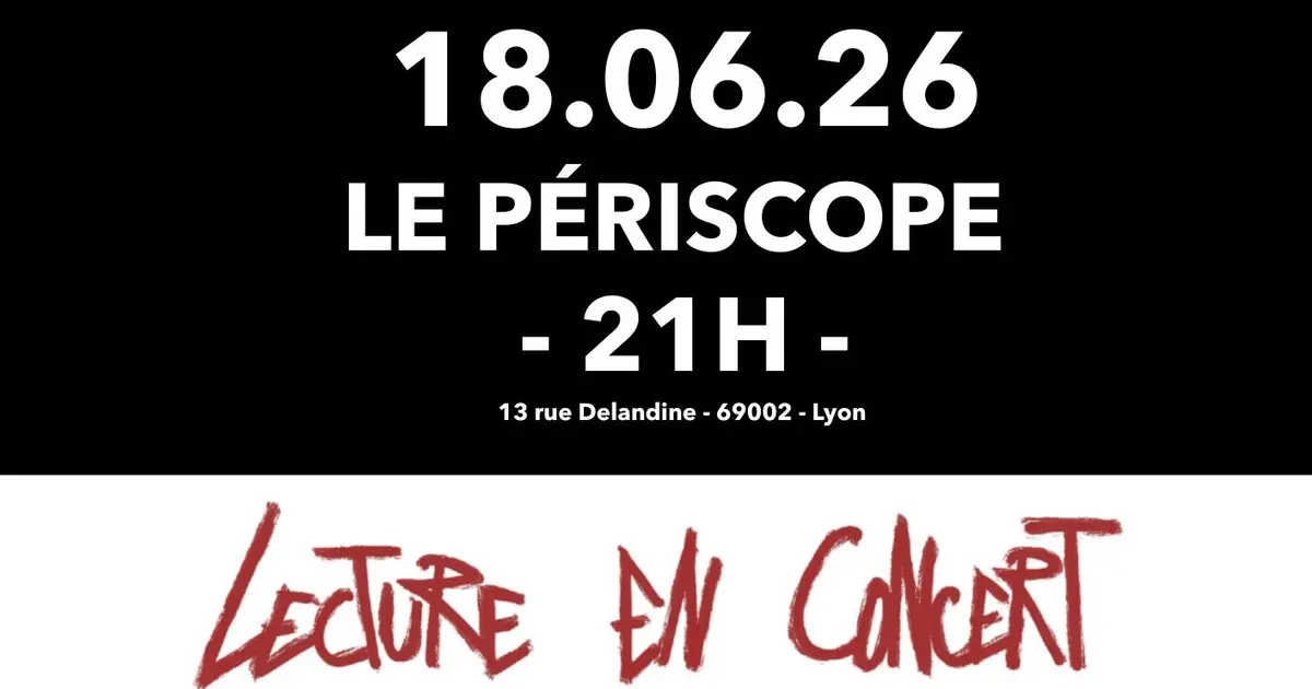 L'exil n'est pas un voyage (jazz /lecture en concert) - 18 Juin 2026 - Périscope