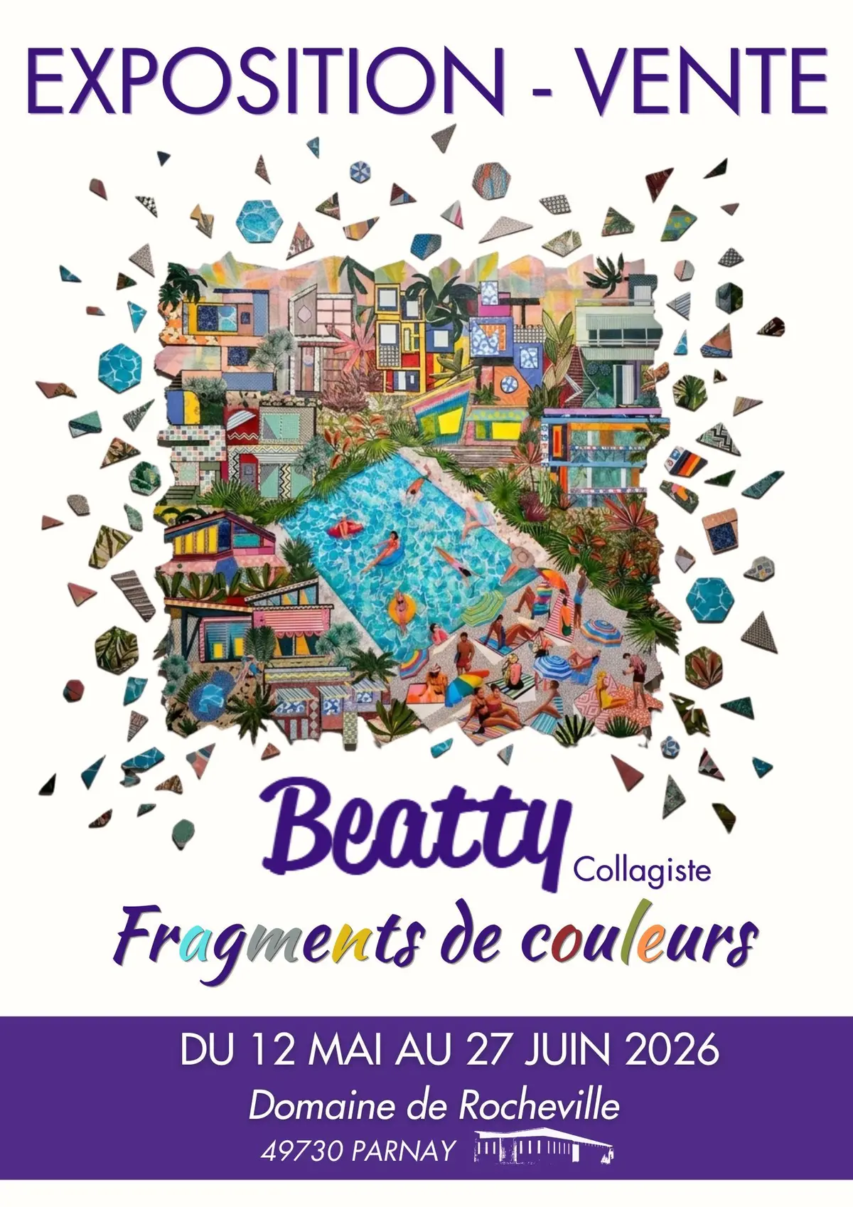 Exposition Fragments de couleurs au Domaine de Rocheville