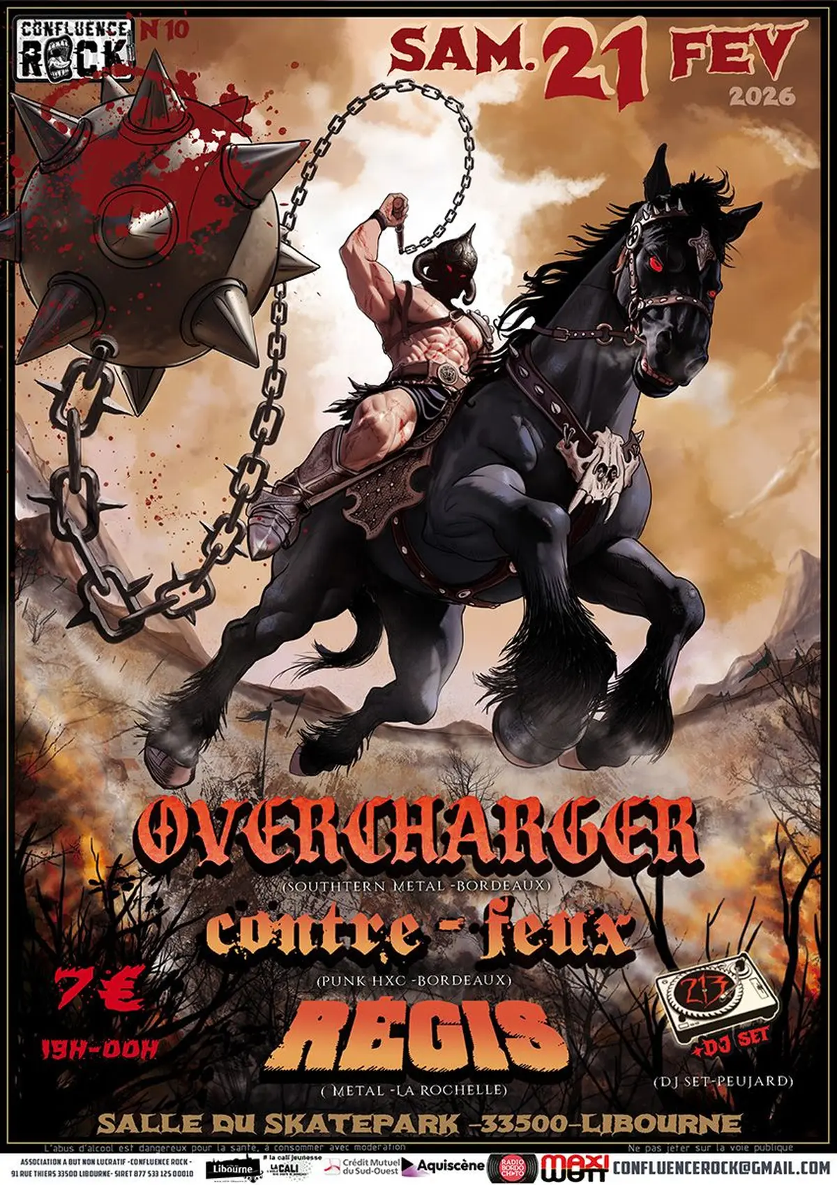 Overcharger + Contre-Feux + Régis + 213 (Libourne-33)