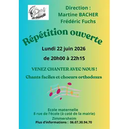 Répétition ouverte