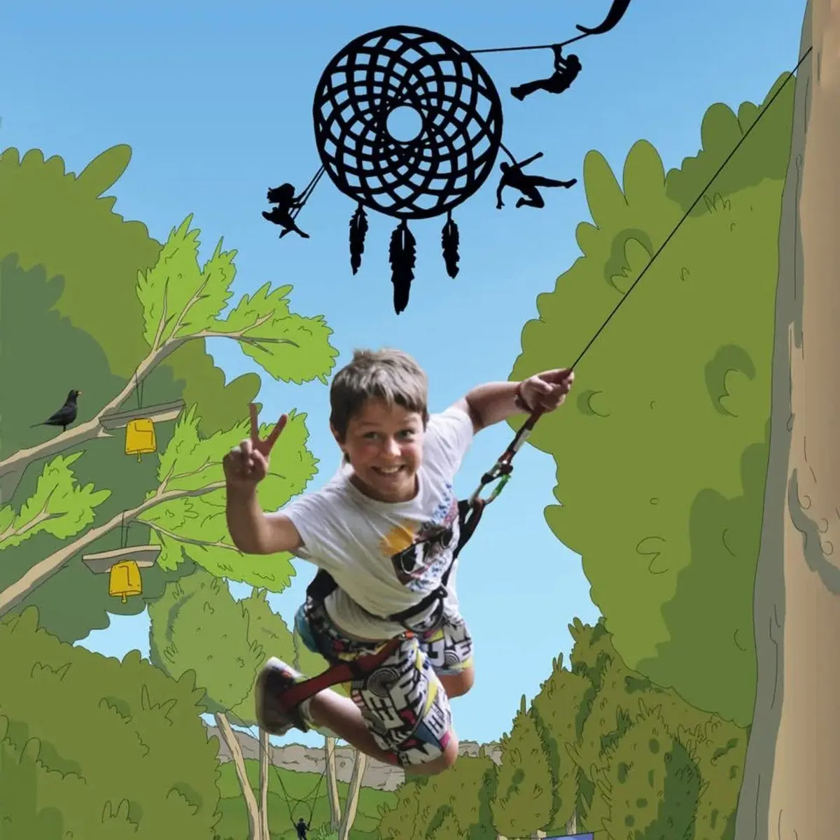 L'arbre à fil / parc découverte & aventure