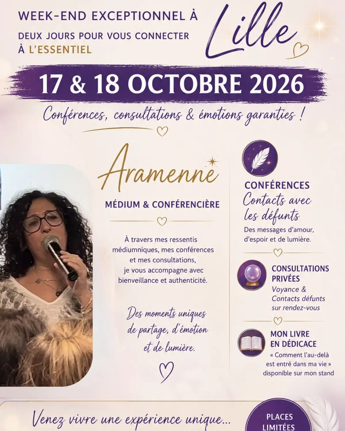 Conférence médiumnique et consultation voyance
