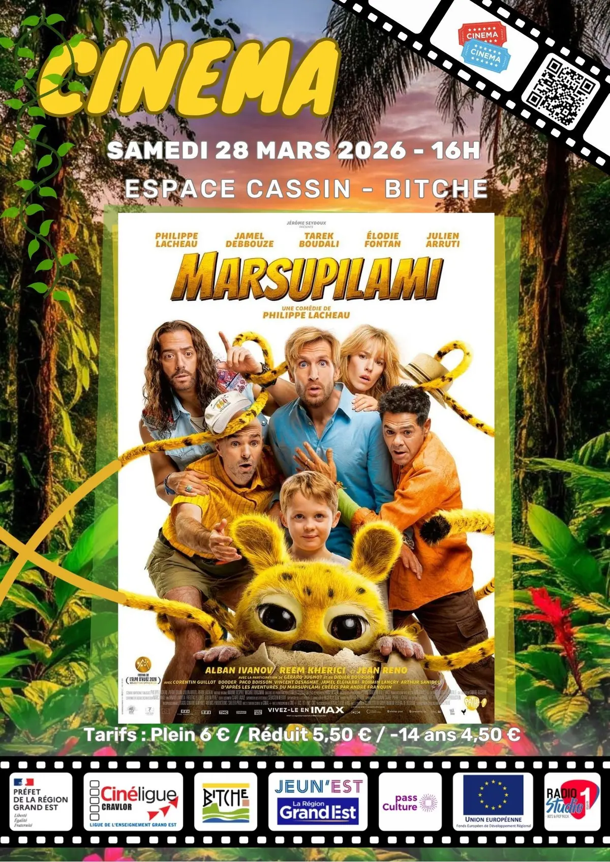 Cinéma à l'espace Cassin - Bob l'éponge le film : un pour tous, tous pirates