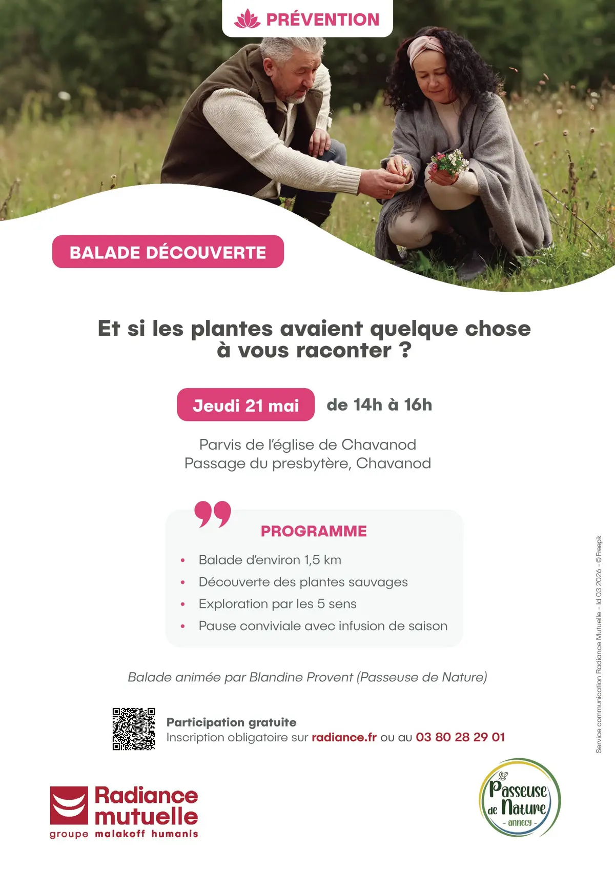 Balade découverte des plantes sauvages à Chavanod