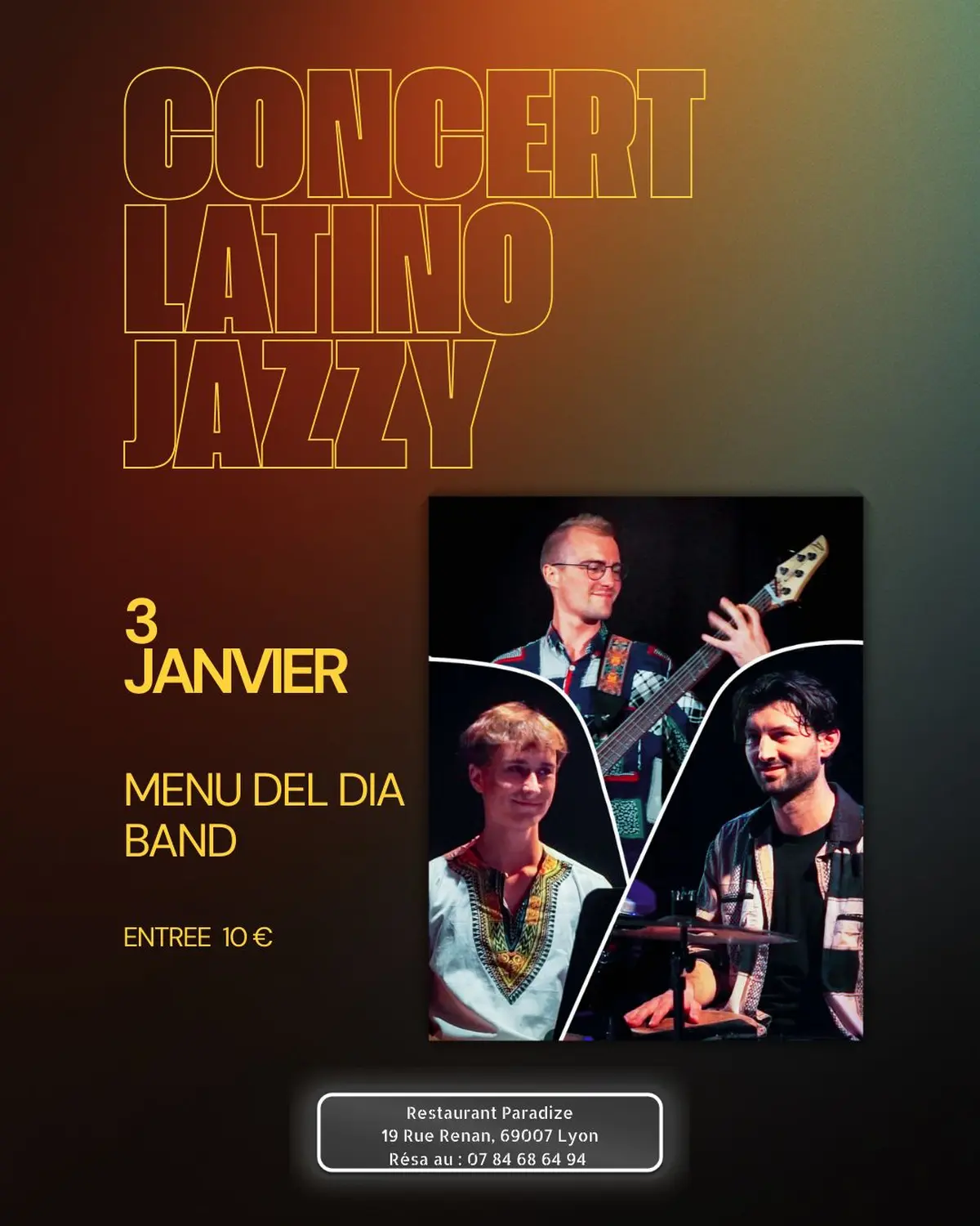 Diner Concert LATINO Jazzy