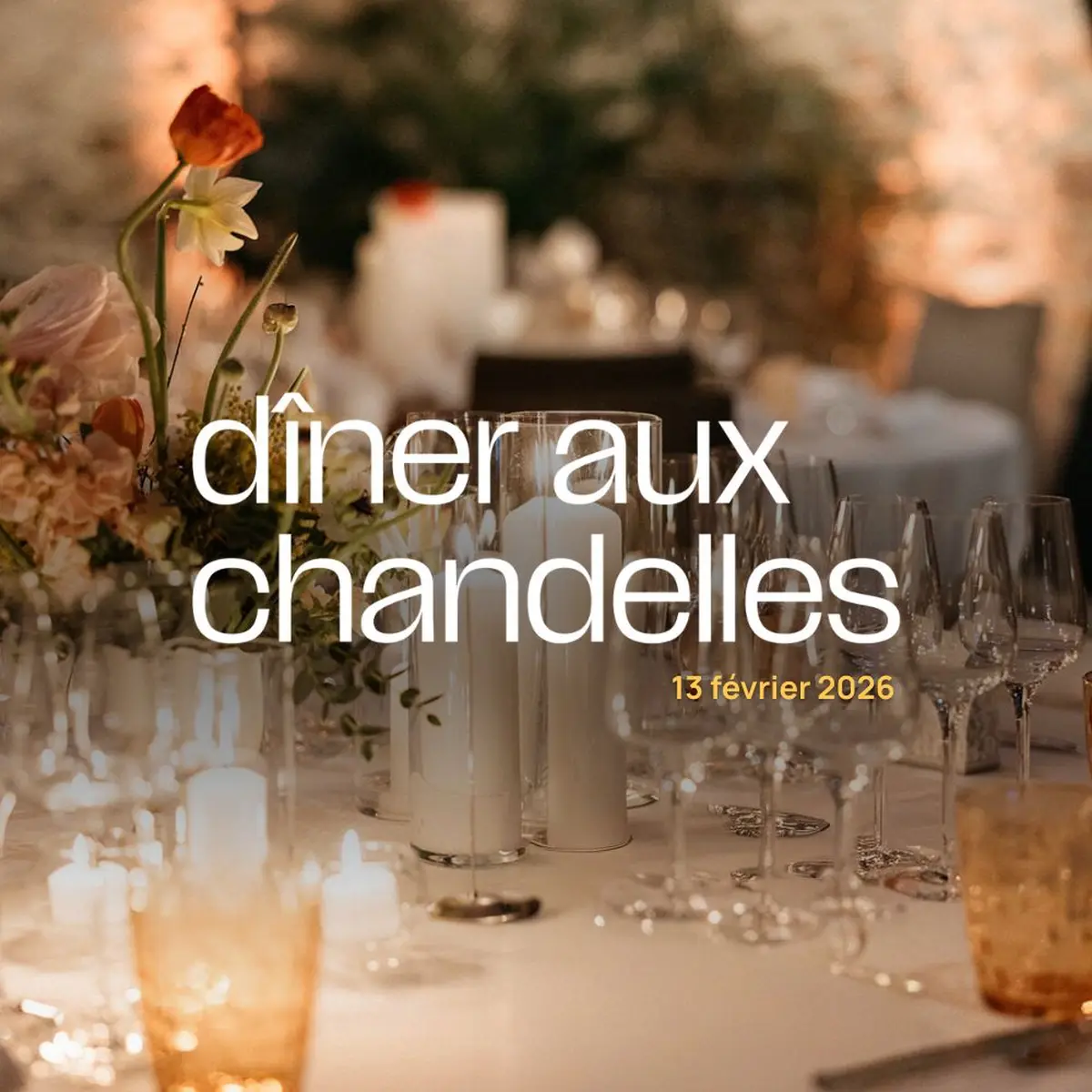 Dîner aux chandelles