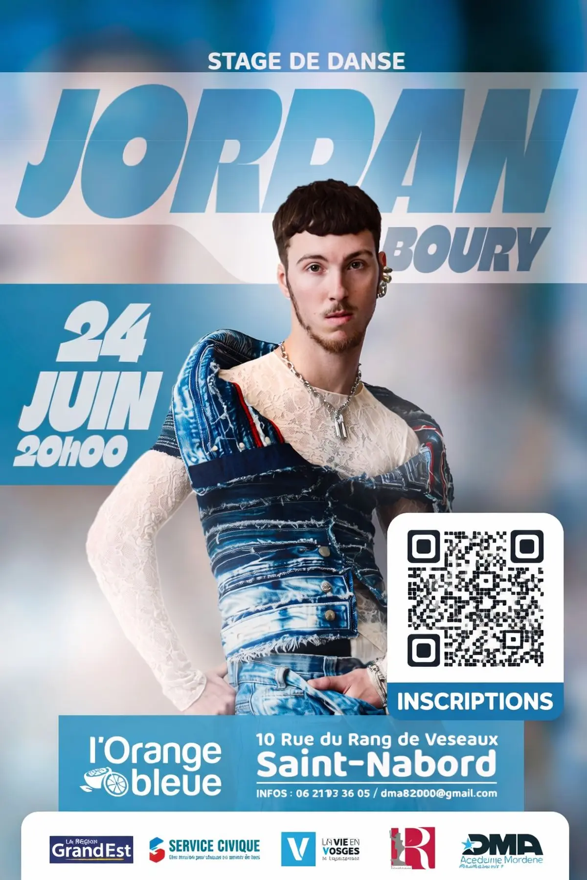 Stage de danse avec Jordan Boury