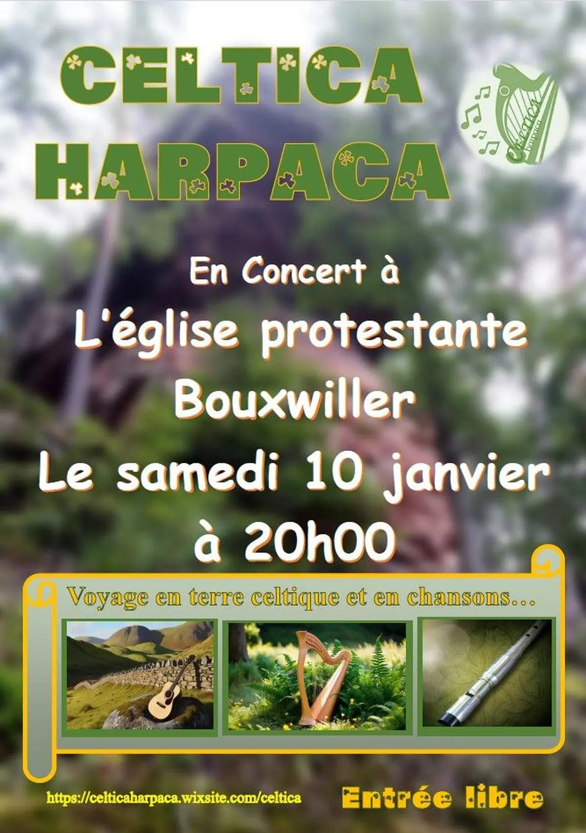 CELTICA HARPACA - Voyage en terres celtiques et en chansons