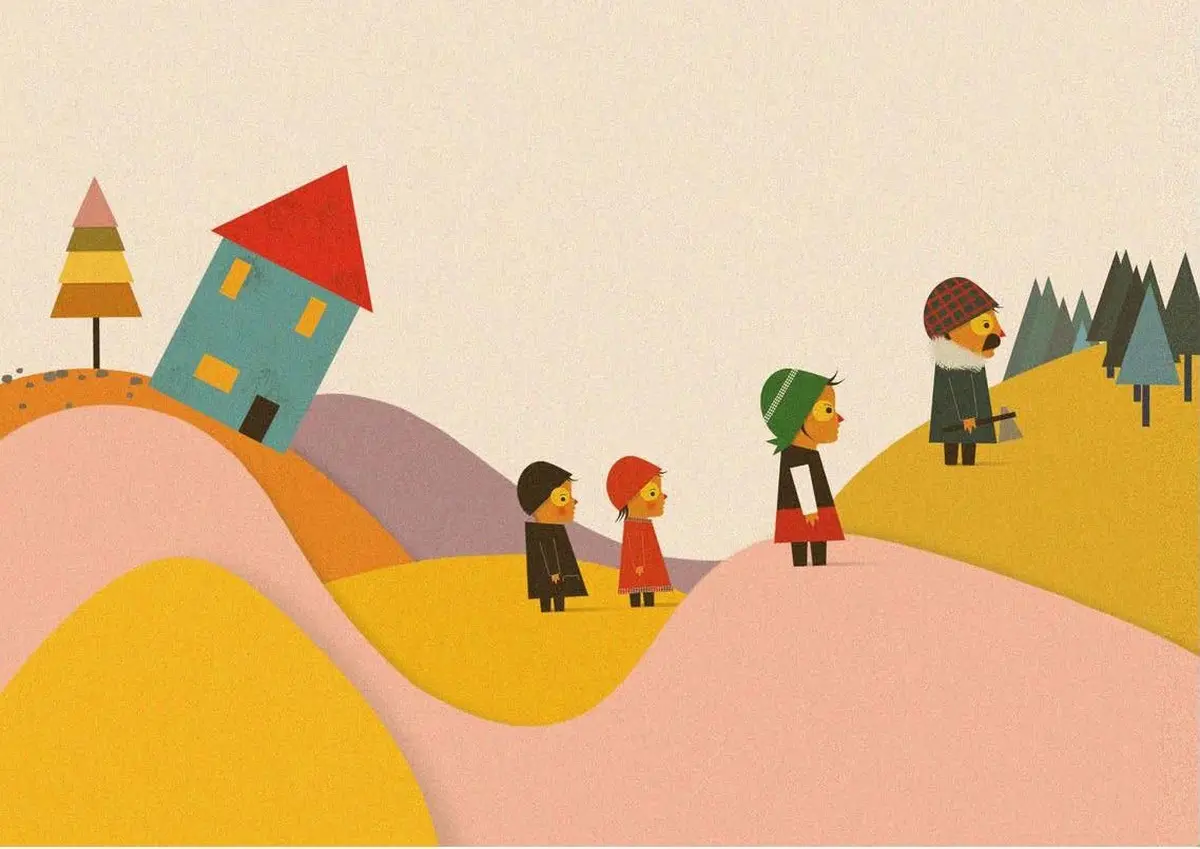 Hansel et Gretel sous la lampe