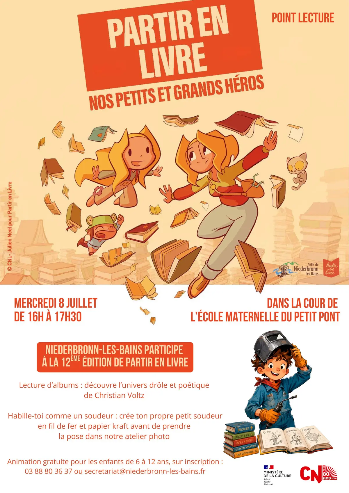 Partir en livre : Les petits et grands héros