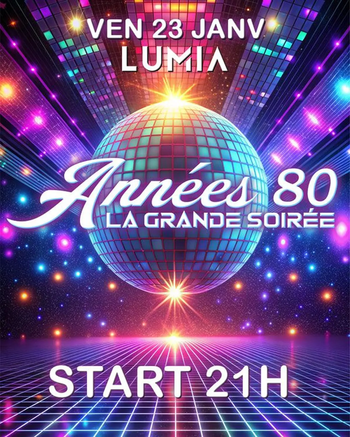 Grande soirée Années 80