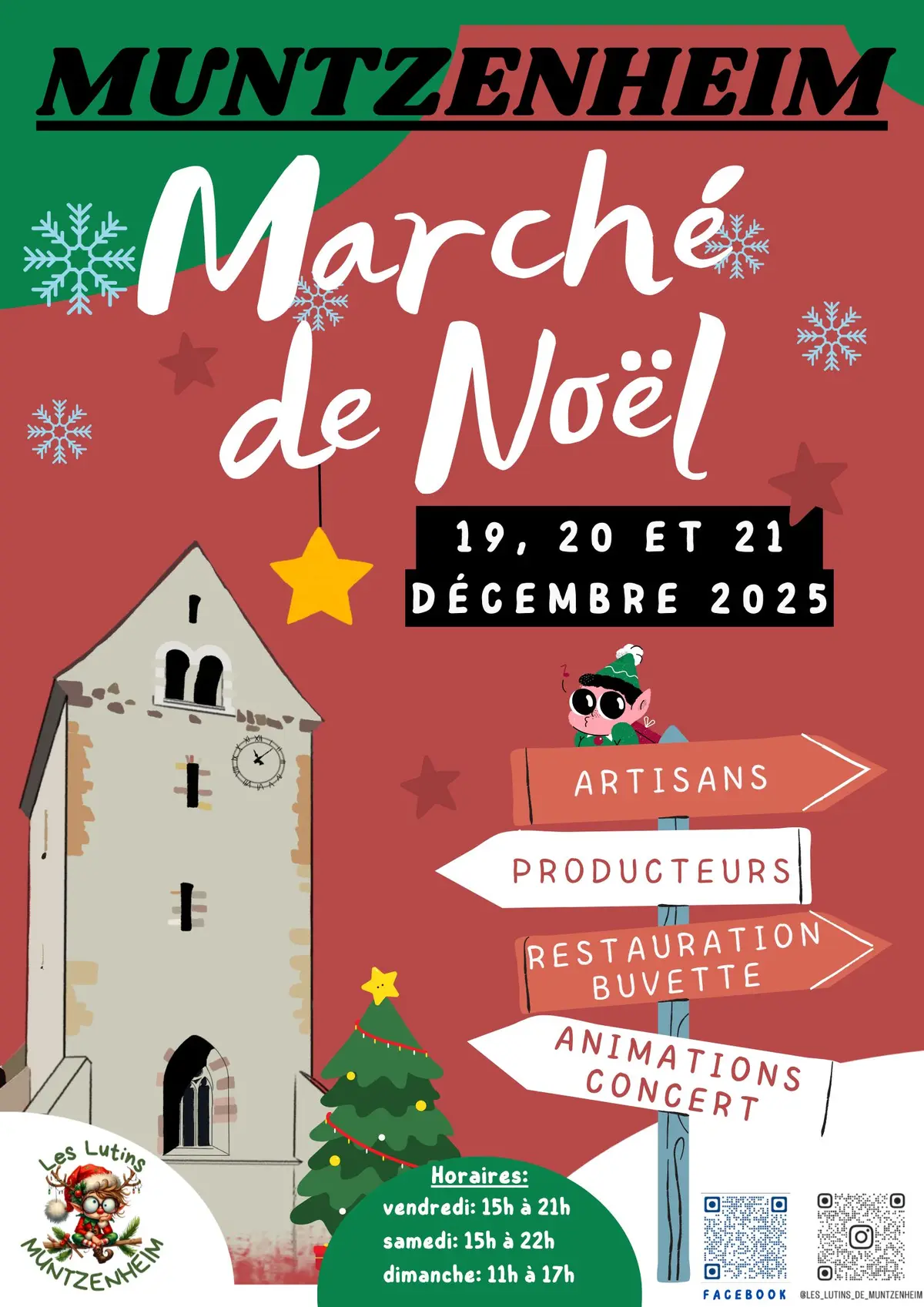 Marché de Noël à Muntzenheim