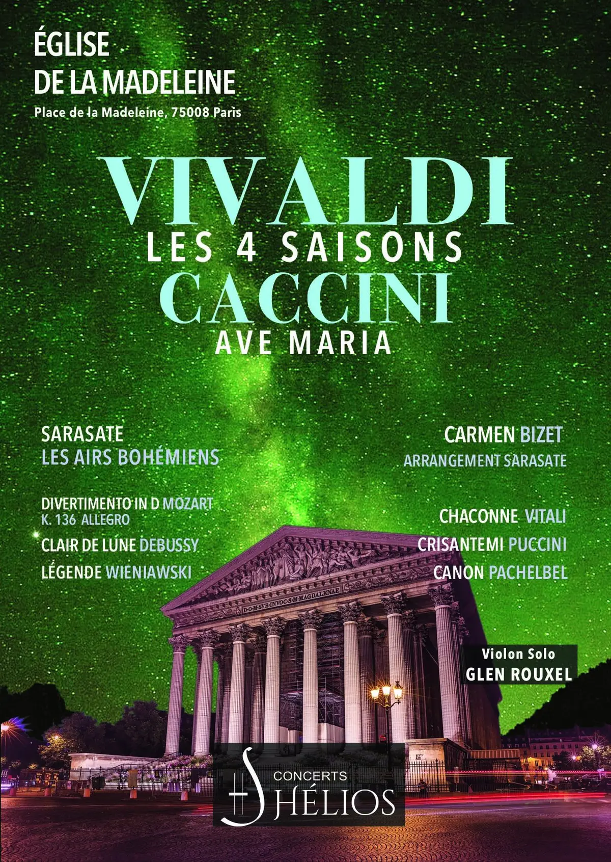 Les 4 saisons de Vivaldi, Ave Maria et Célèbres Concertos
