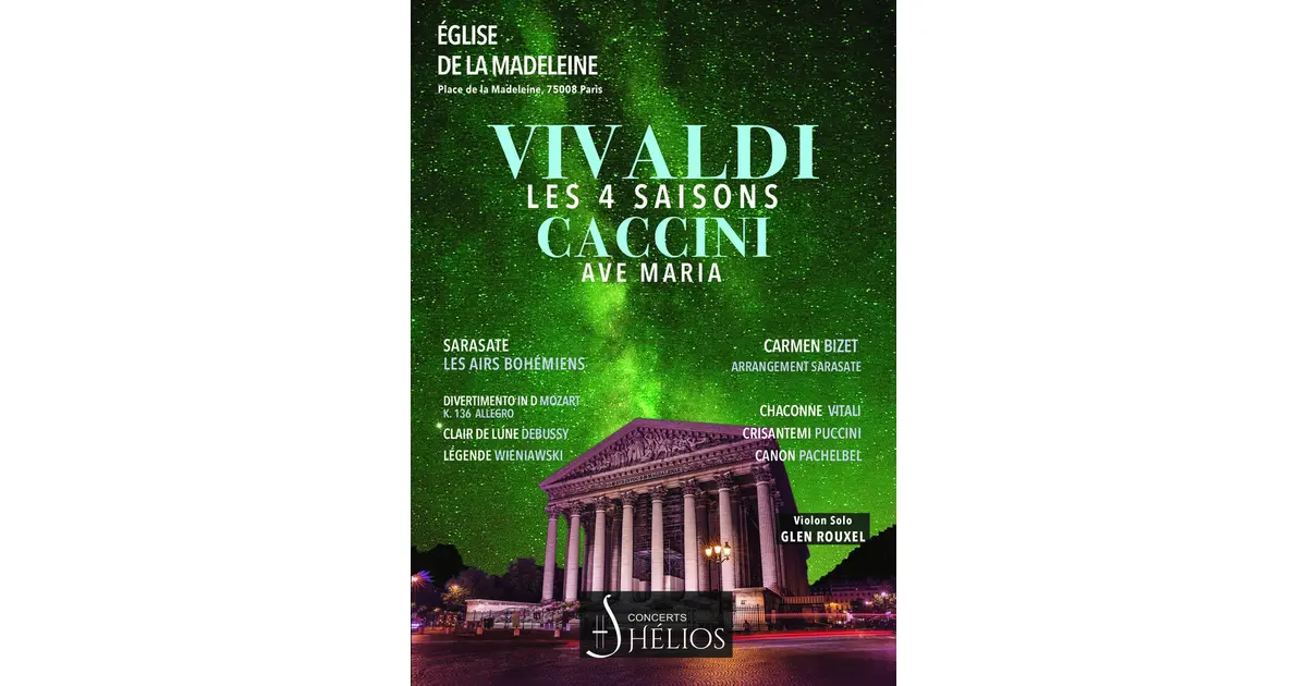 Les 4 saisons de Vivaldi, Ave Maria et Célèbres Concertos