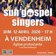 Concert de Sun Gospel Singers à l'église de VENDENHEIM