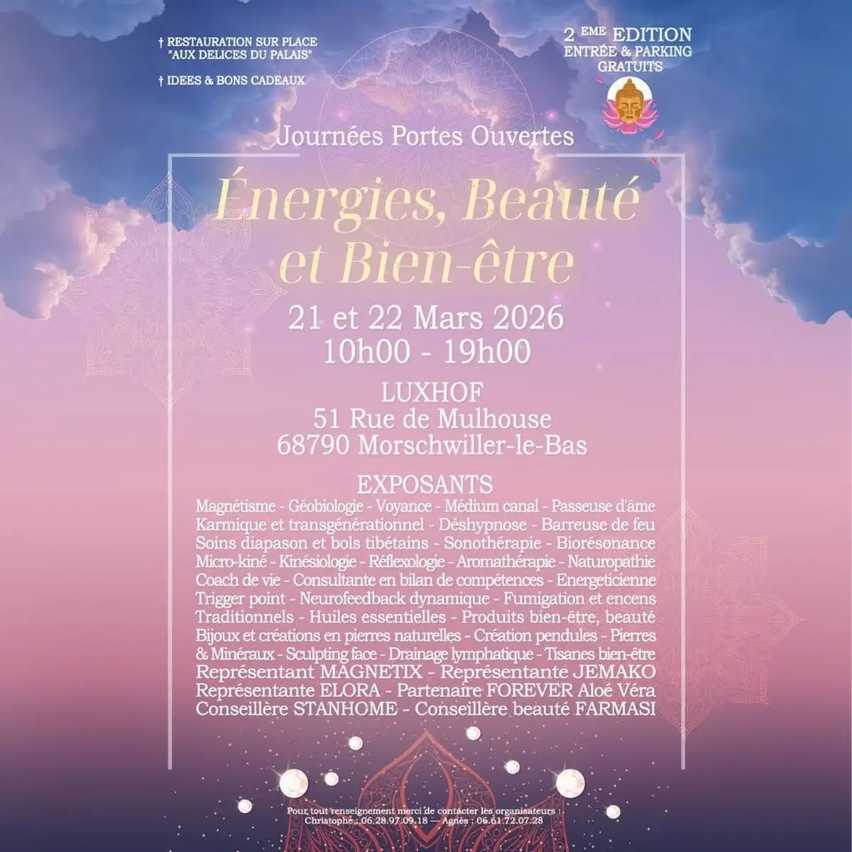 Portes Ouvertes Énergies, Beauté & Bien-Être à Morschwiller le bas 21-22 Mars