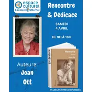 Séance de dédicaces Joan Ott