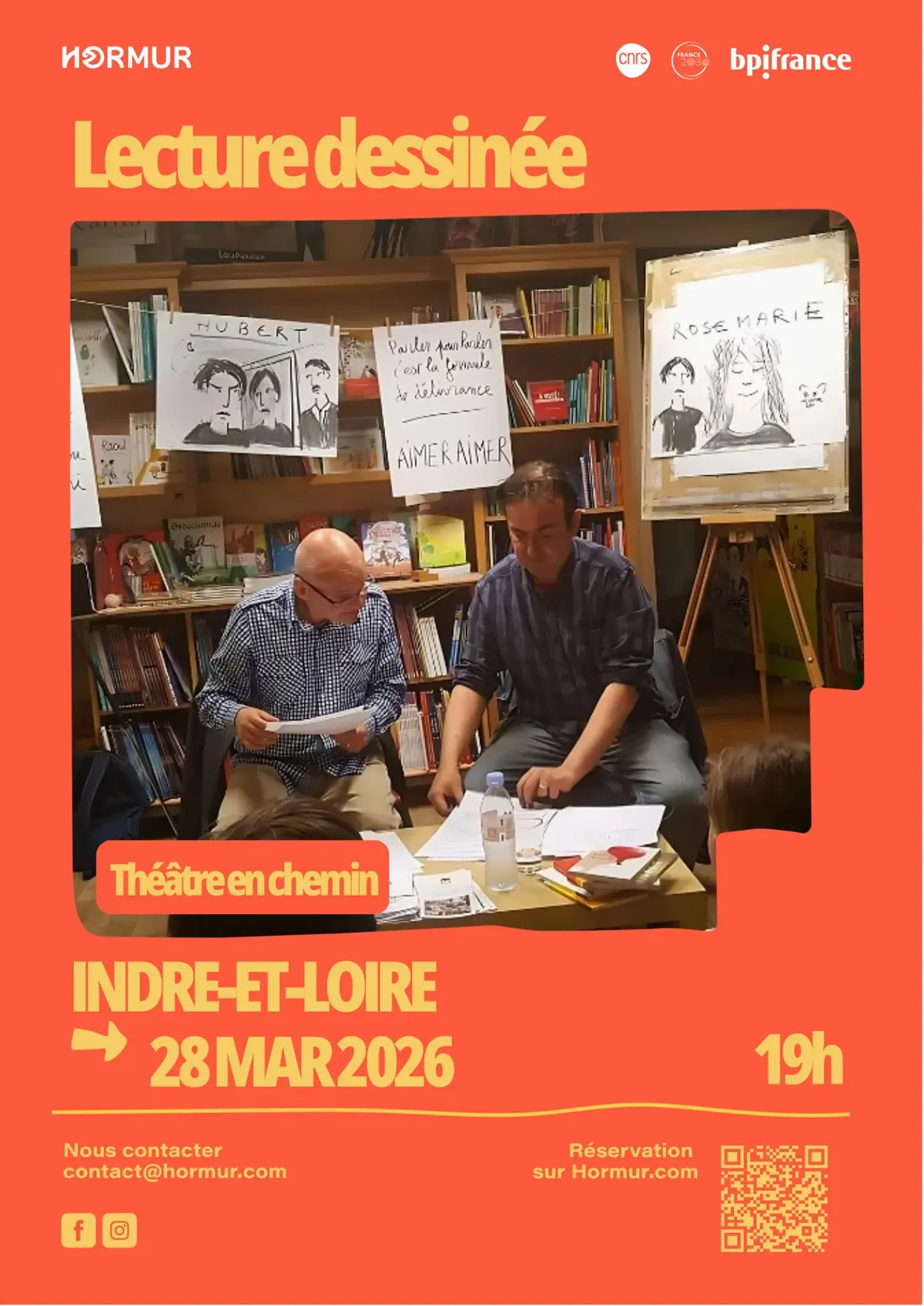 Lecture dessinée chez l'habitant pour petits et grands à La Riche