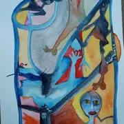 Petites aquarelles batifolantes de Marion Bouvarel - Vernissage 4 février 18h30