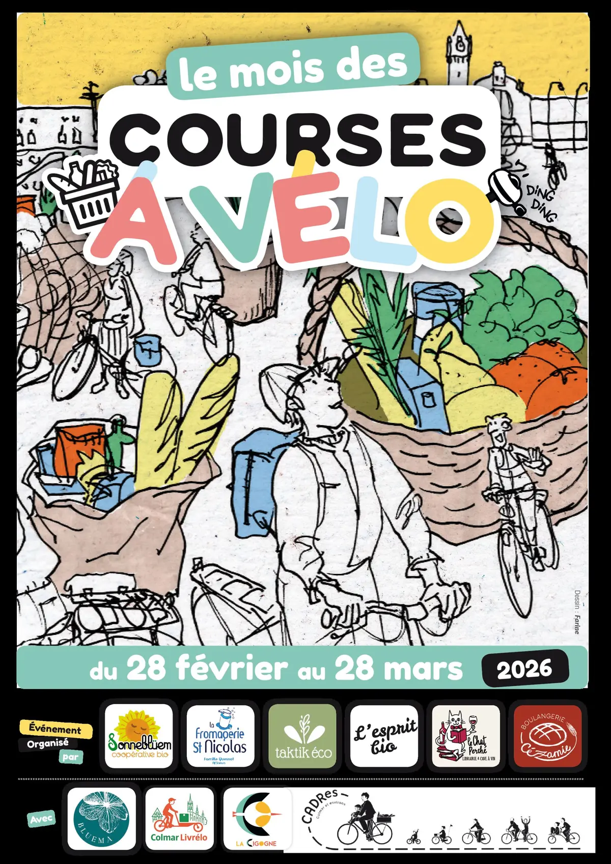 Le Mois des Courses à Vélo - 6 commerces et 4 partenaires