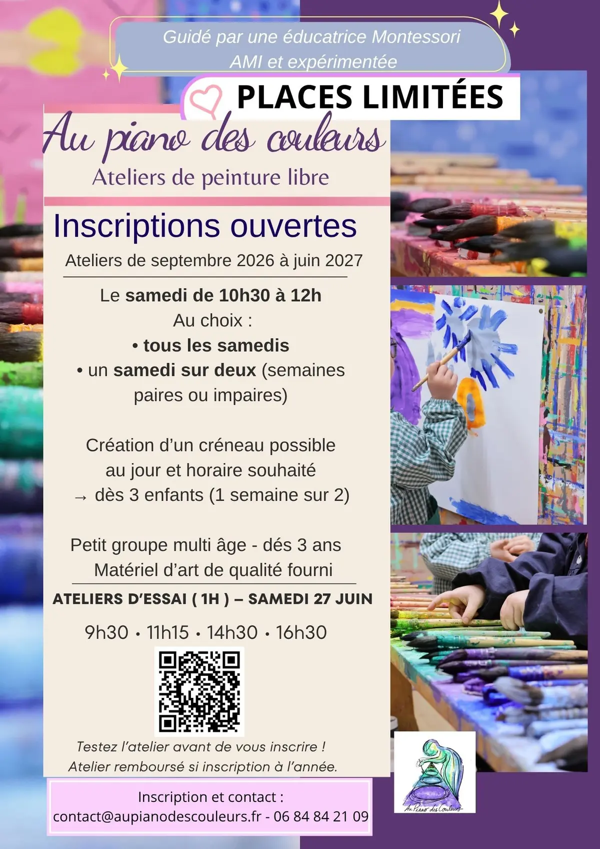 Atelier d'essai peinture libre